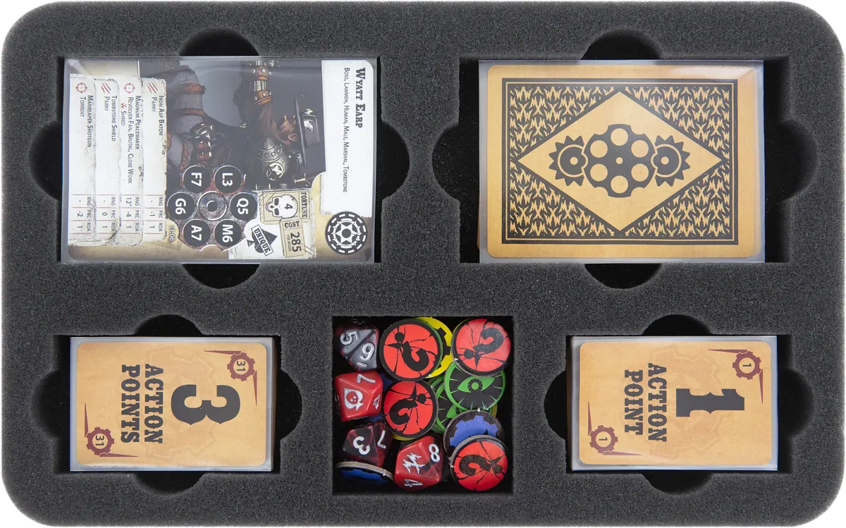 HS030A006 Feldherr foam tray for Wild West Exodus - cards and token