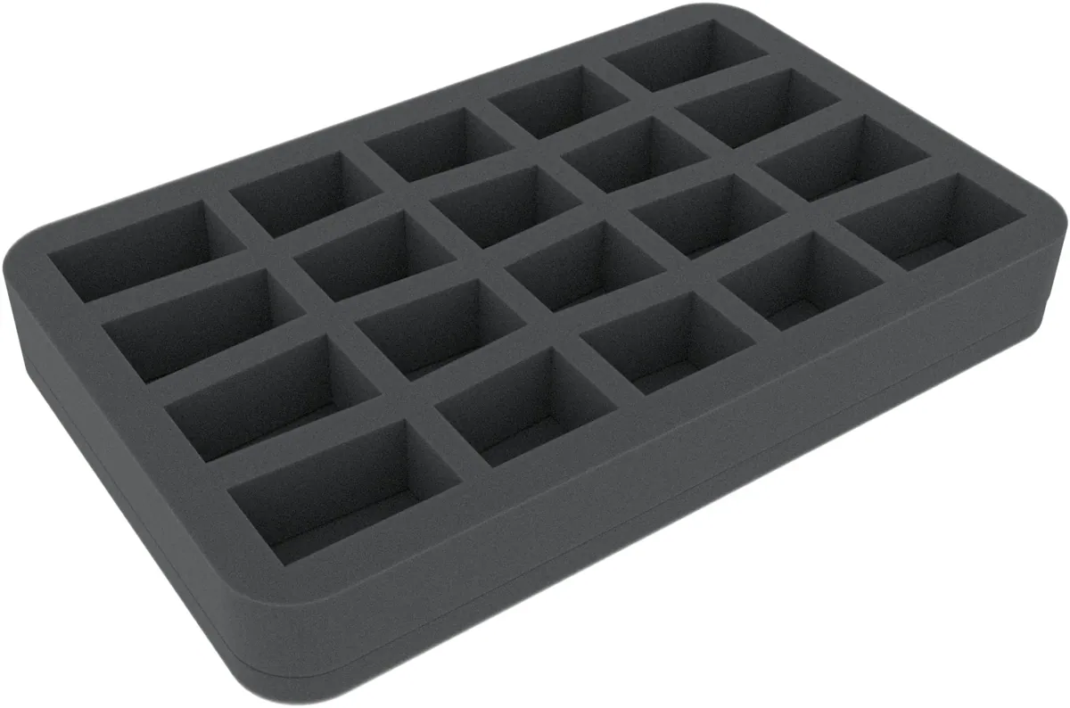 HS035A022 35 mm foam tray for miniatures in scale 1