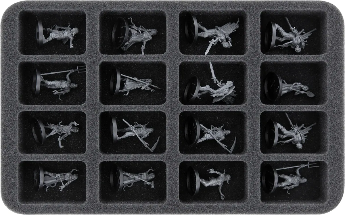 HS035A040 Feldherr foam tray for Soulblight Gravelords - 16 compartments