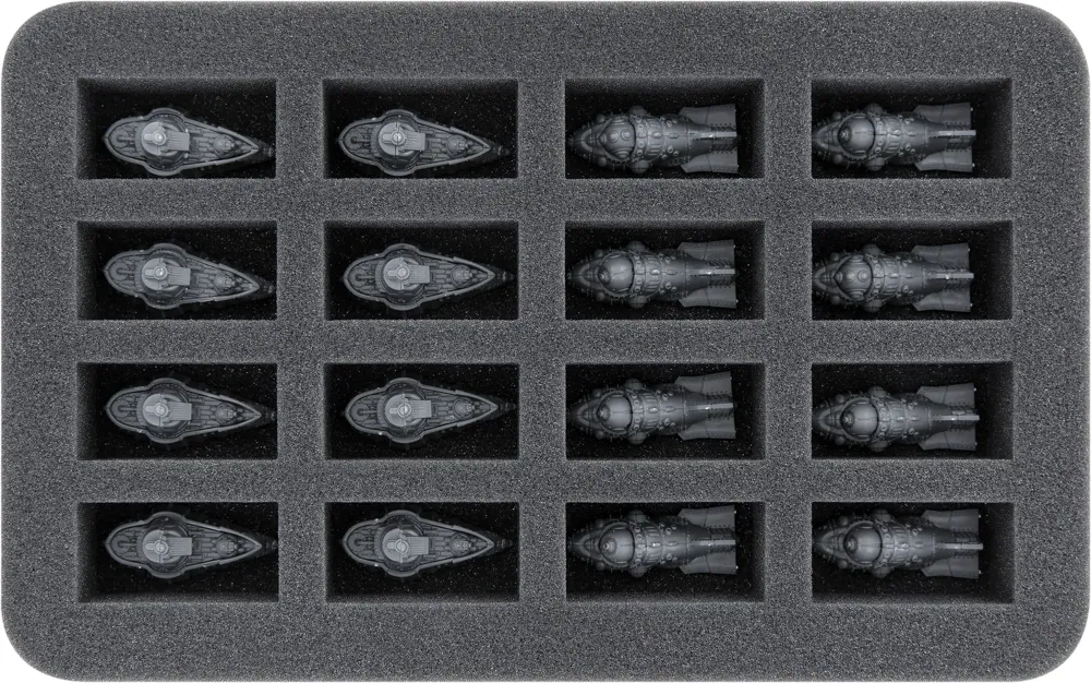 HS035A043 Feldherr foam tray for Dystopian Wars - 16 compartments
