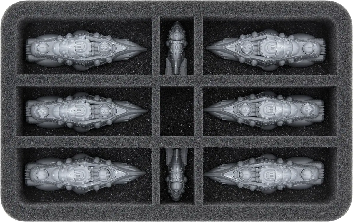 HS035A044 Feldherr foam tray for Dystopian Wars - 9 compartments