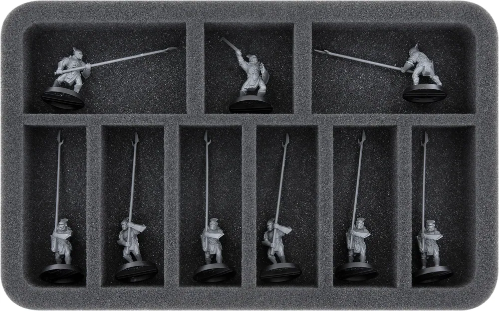 HS035A050 Feldherr foam tray for Middle-earth Strategy Battle Game - 9 compartments