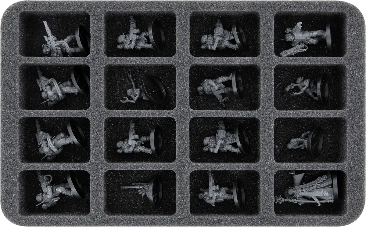 HS035A052 Feldherr foam tray for Genestealer Cults - 16 compartments