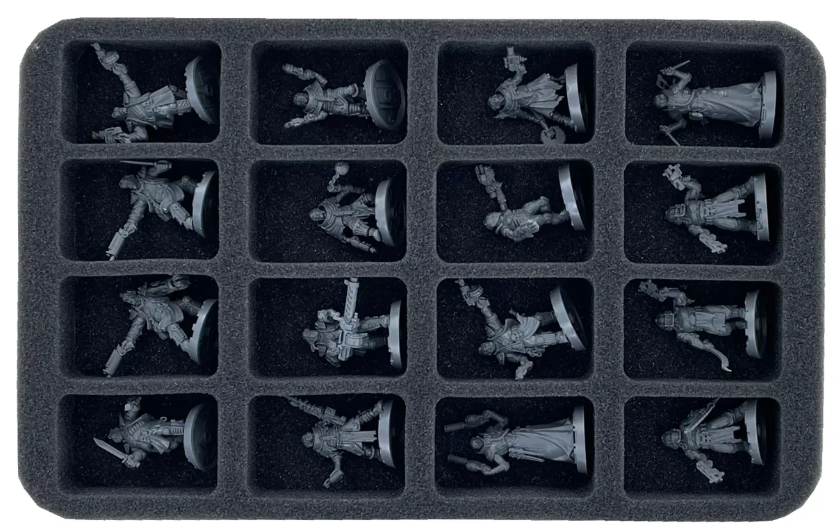 HS035A056 Feldherr foam tray for Necromunda - 16 compartments