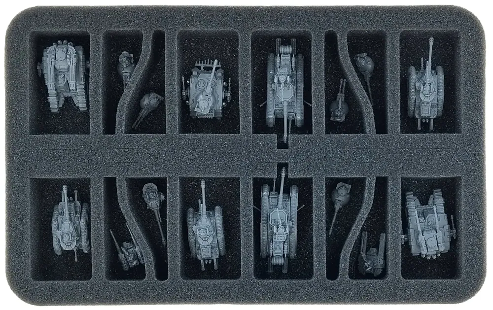 HS035A068 Half-Size foam tray for Legions Imperialis - 16 compartments