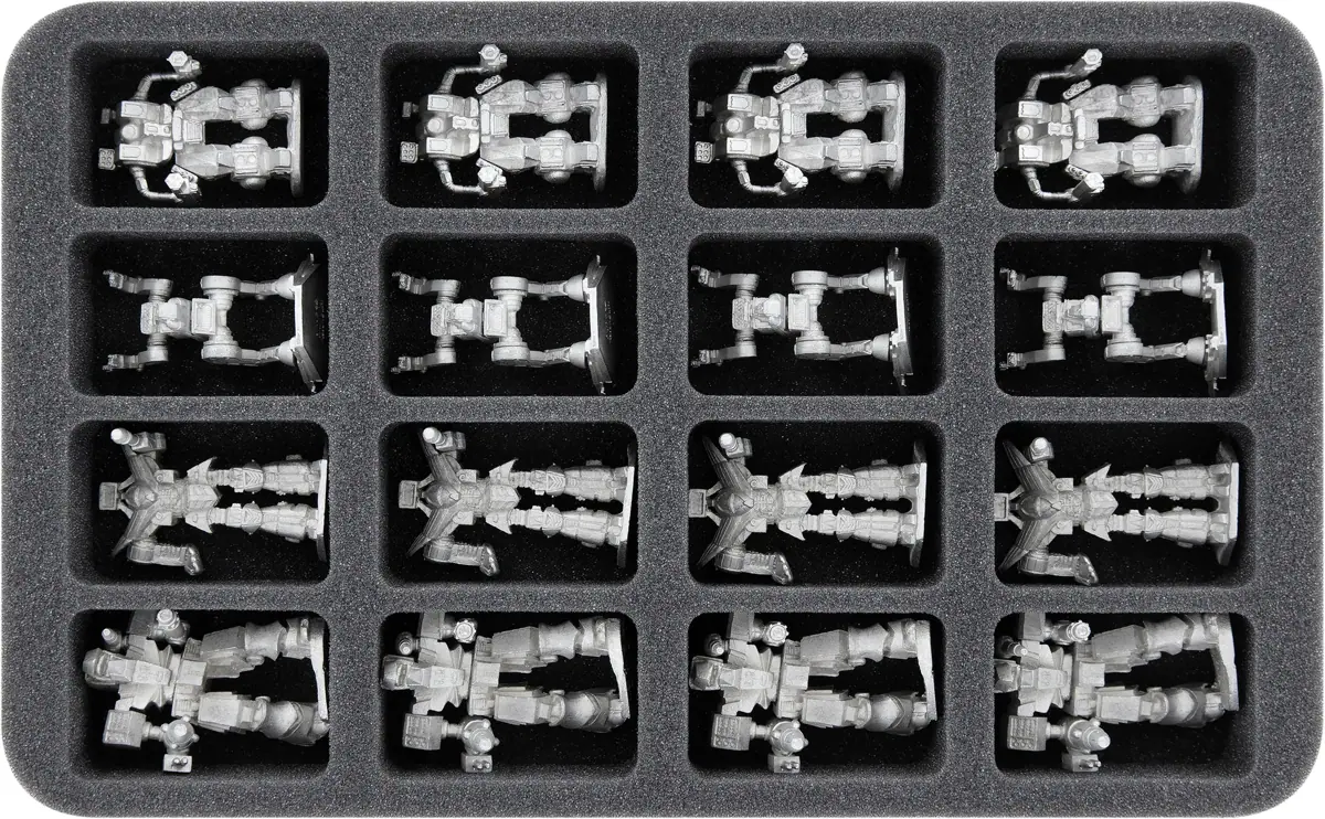 HS035BT06 Feldherr foam tray for BattleTech - 16 Mechs