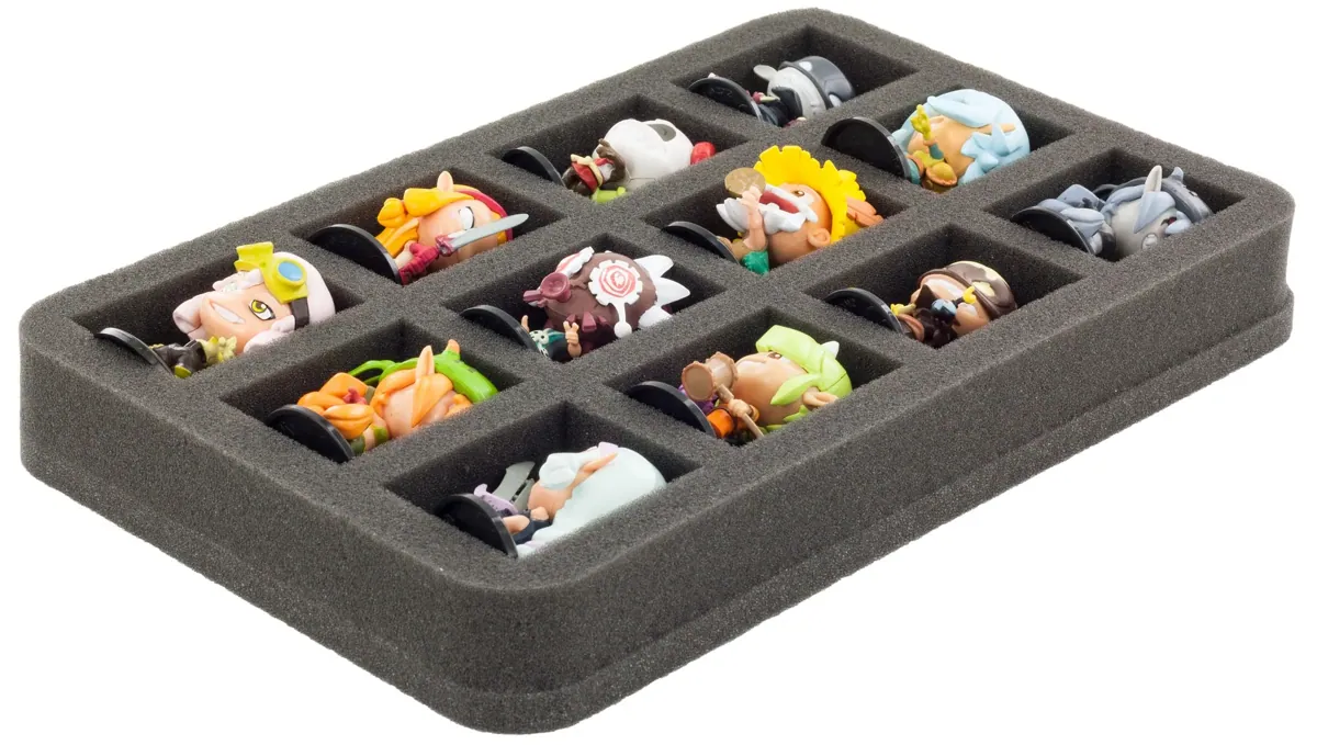 HS035KR03 35 mm half-size Figure Foam Tray for 12 Krosmaster figures
