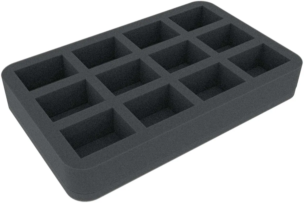 HS040A011 40 mm foam tray for miniatures in scale 1