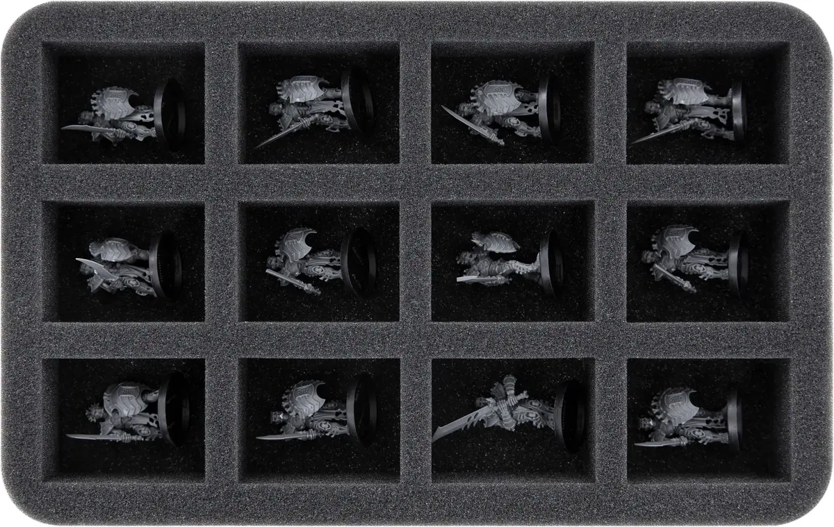 HS040A017 Feldherr foam tray for Ossiarch Bonereapers - 12 compartments
