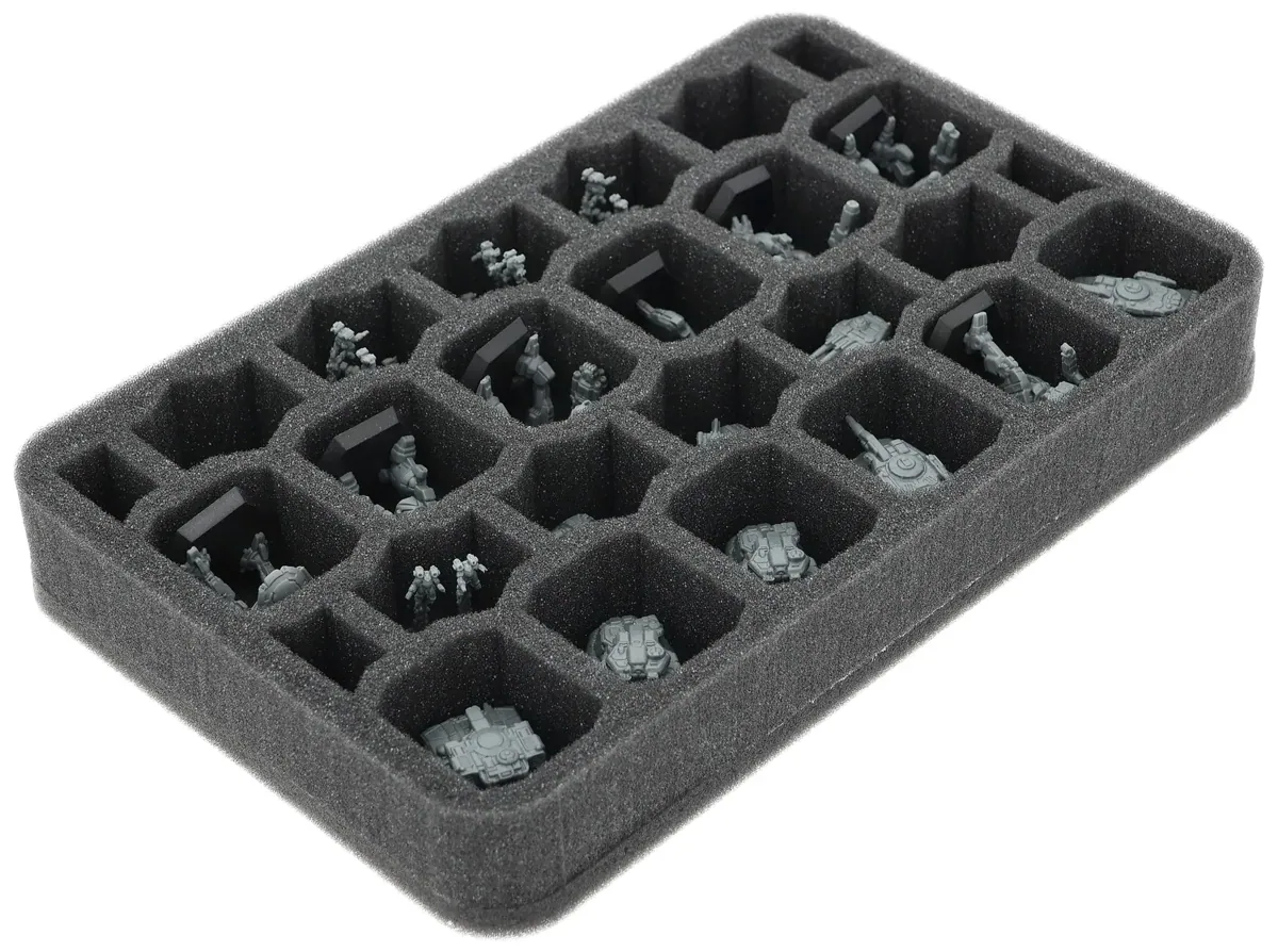 HS040A055 Feldherr foam tray for BattleTech - 26 compartments