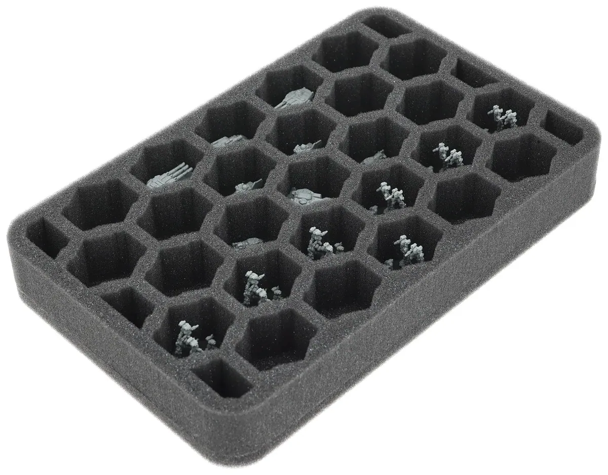 HS040A058 Feldherr foam tray for BattleTech - 33 compartments