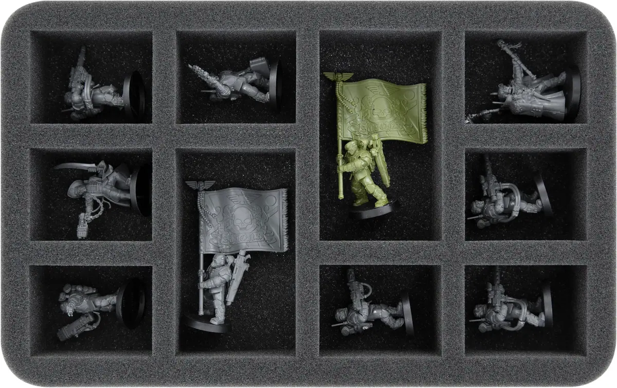 HS045A018 Feldherr foam tray for Astra Militarum - 10 compartments