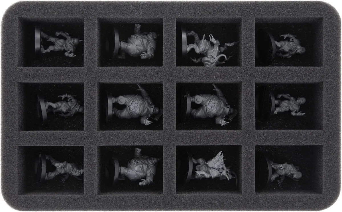 HS045BB10 foam tray for Blood Bowl - 12 compartments