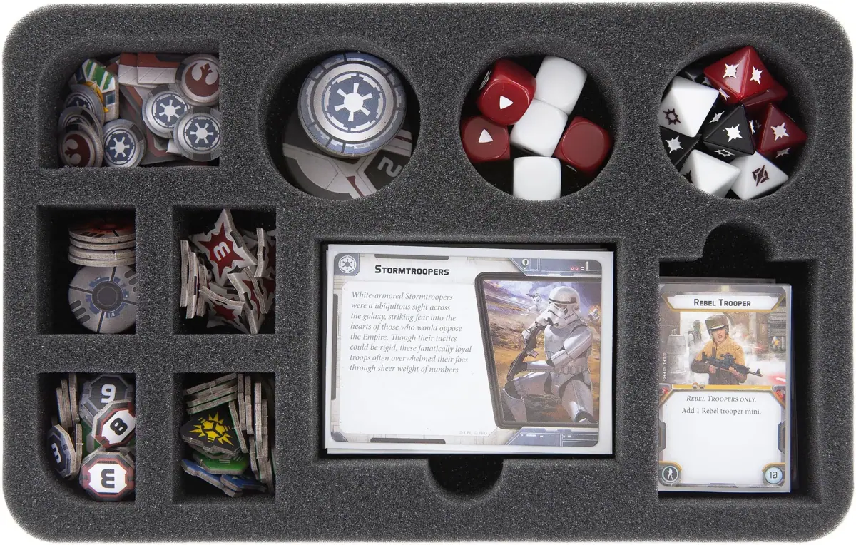 HS045LG03 foam tray for Star Wars Legion dials, token and accessories