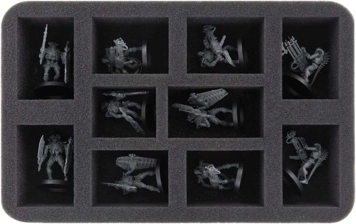 HS050A041 Feldherr foam tray for Necrons - 10 compartments