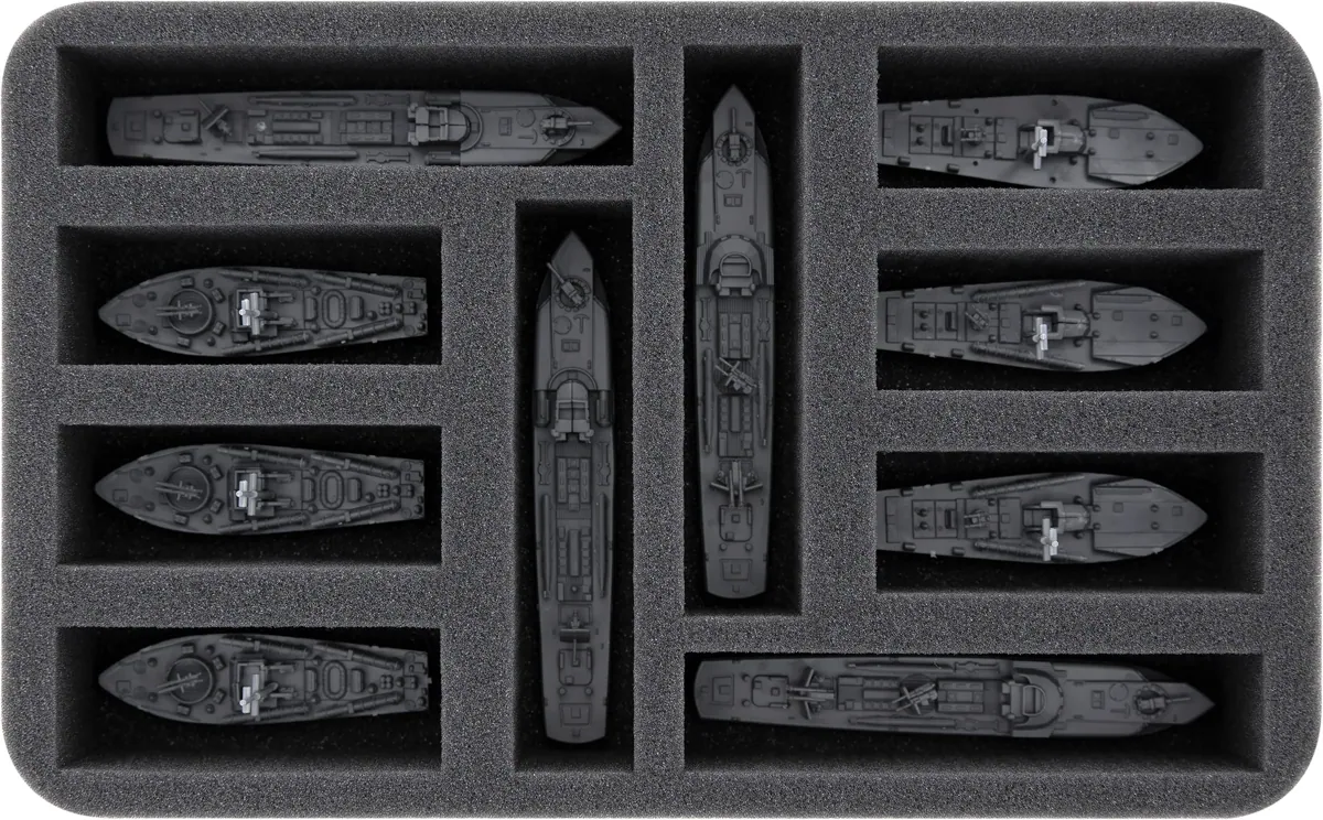 HS050A050 Feldherr foam tray for Cruel Seas - 10 miniatures