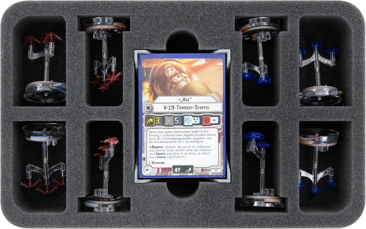 HS050A052 Feldherr foam tray for Star Wars Armada - 8 squadrons + cards
