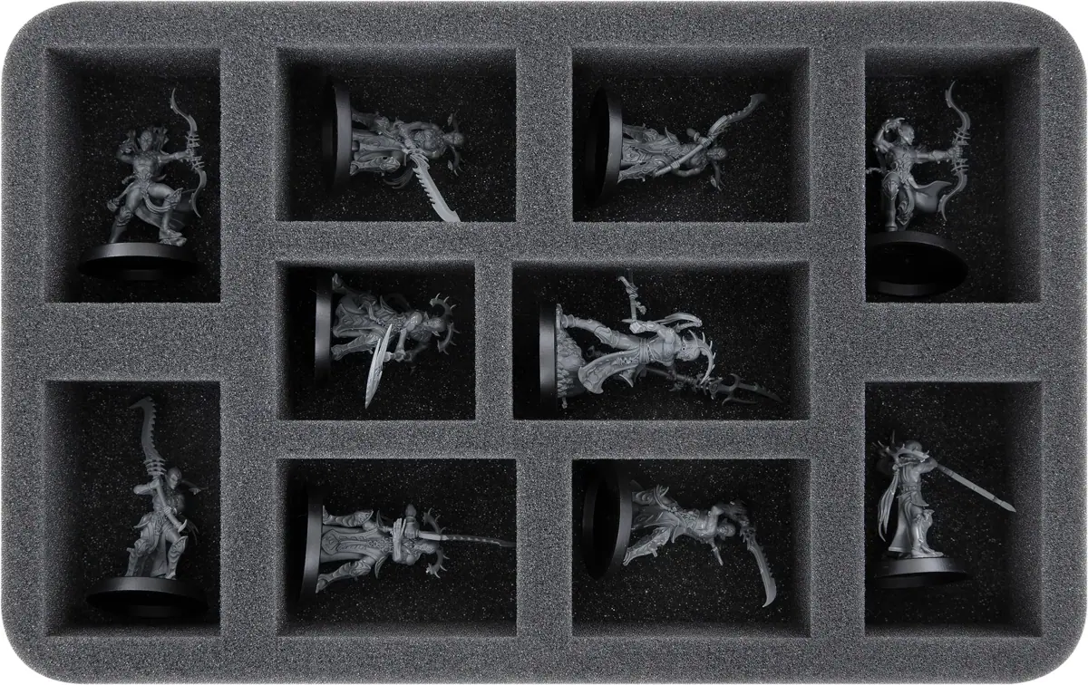 HS050A066 Feldherr foam tray for Idoneth Deepkin - 10 compartments