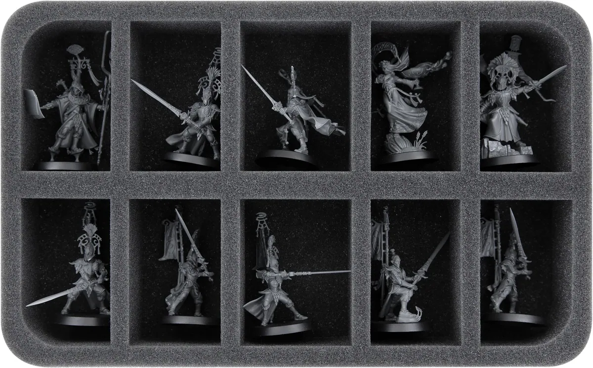HS050A075 Feldherr foam tray for Lumineth Realm-Lords - 10 compartments