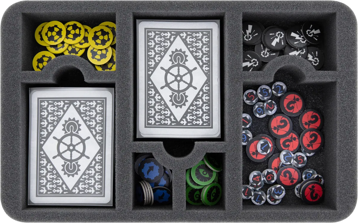 HS050A088 Feldherr foam tray for Dystopian Wars - cards and tokens