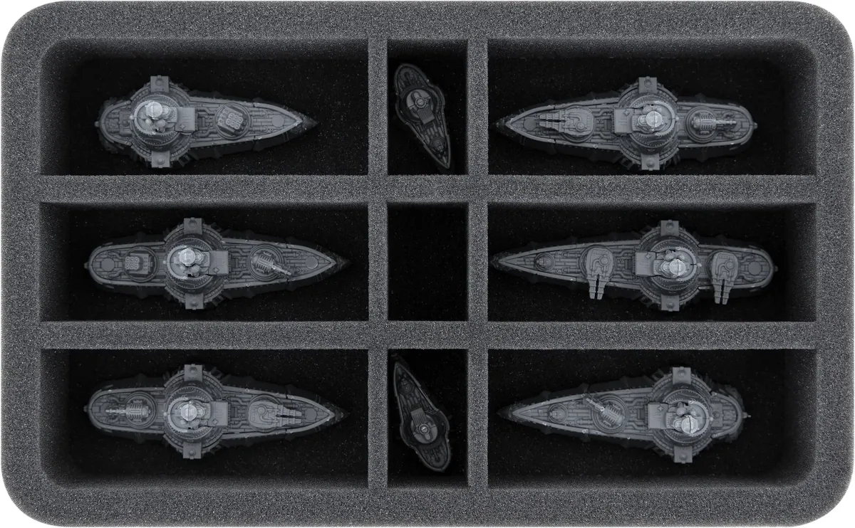 HS050A090 Feldherr foam tray for Dystopian Wars - 9 compartments