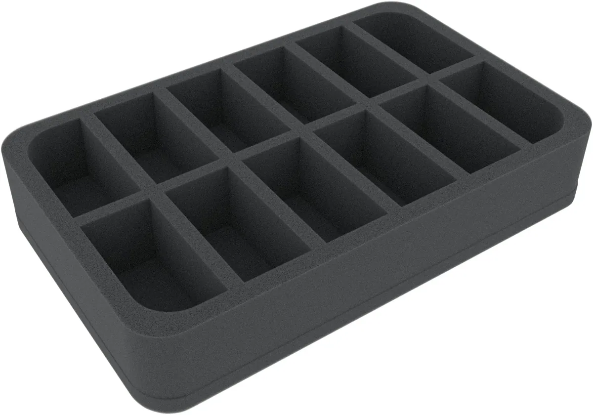 HS050A108 50 mm foam tray for miniatures in 1