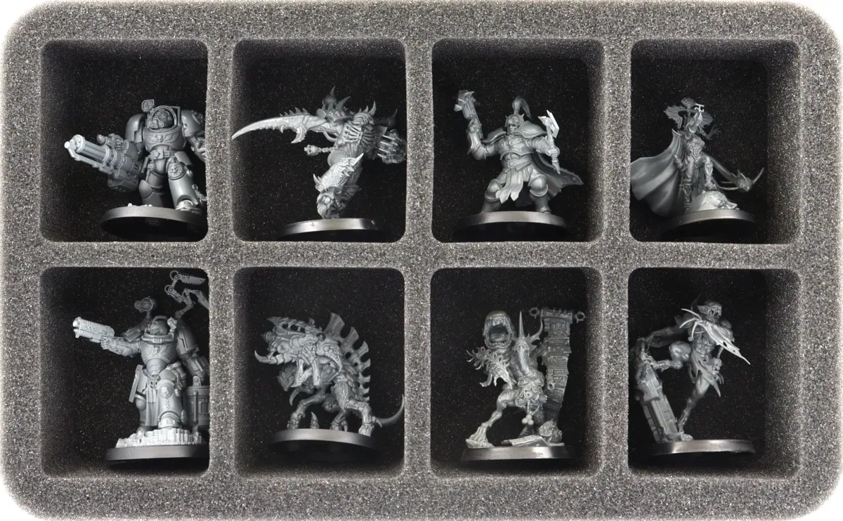 HS050A121 Feldherr foam tray for Space Marines - 8 compartments