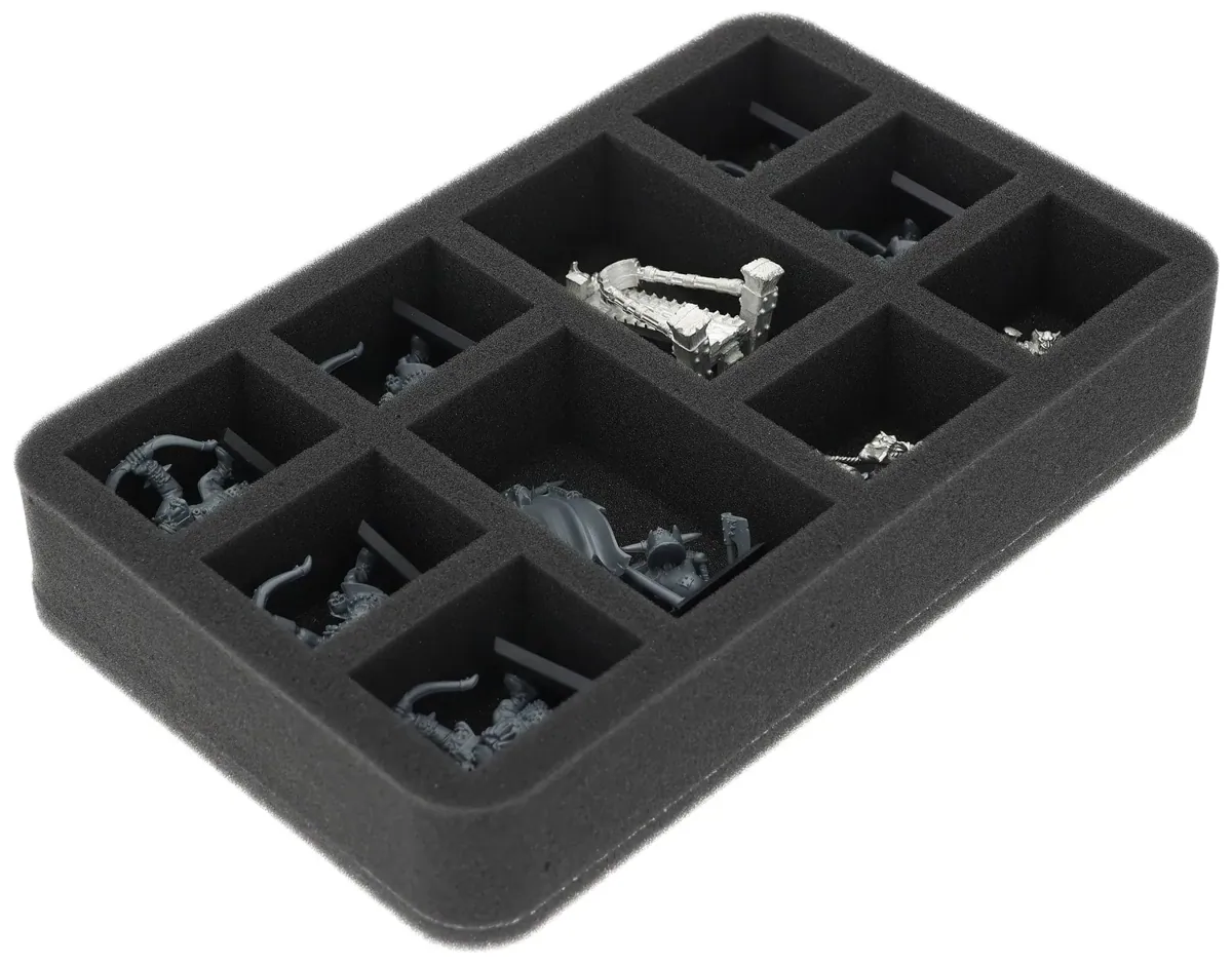 HS050A161 Feldherr foam tray for Tribes of Orcs and Goblins - 10 Compartments