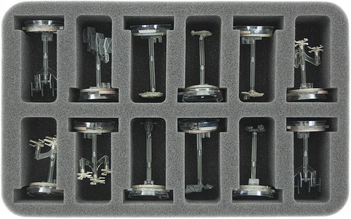 HS050AR01 foam tray for 12 Star Wars Armada Squadrons