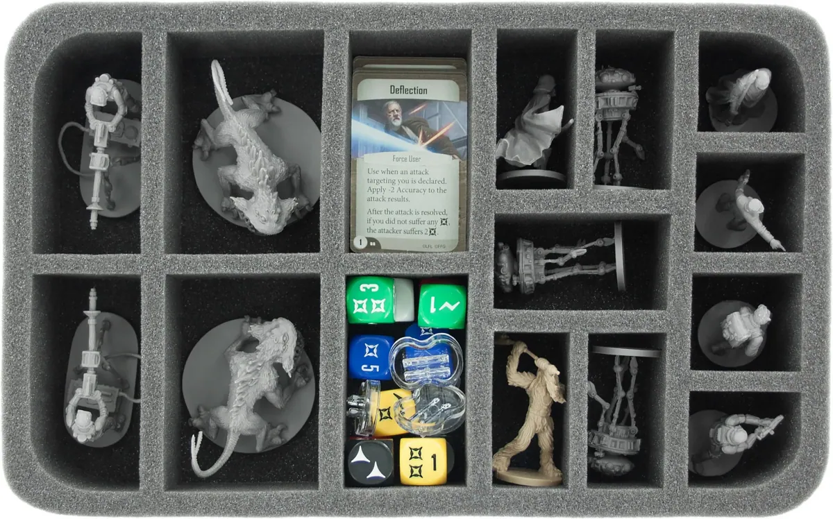HS050IA03 50 mm half-size with 15 slots for Star Wars Imperial Assault Miniatures