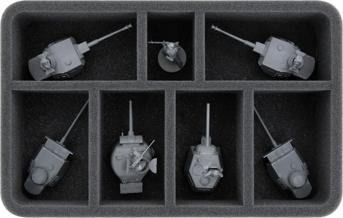 HS055A009 Feldherr foam tray for Bolt Action - 7 compartments