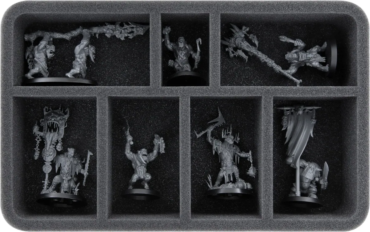 HS055A010 Feldherr foam tray for Orks - 7 compartments