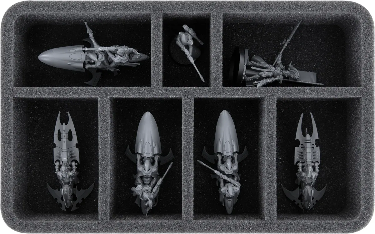 HS055A011 Feldherr foam tray for Aeldari - 7 compartments