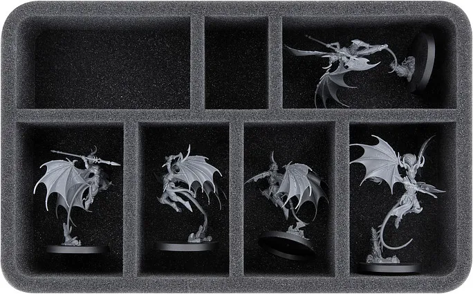 HS055A012 Feldherr foam tray for Daughters of Khaine - 7 compartments