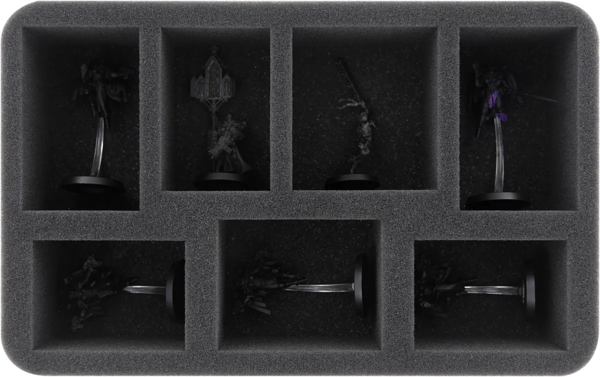 HS060A022 Feldherr foam tray for Adepta Sororitas - 7 compartments