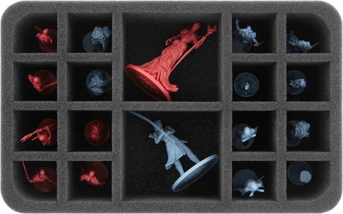 HS060A023 foam tray for Godtear - 18 compartments