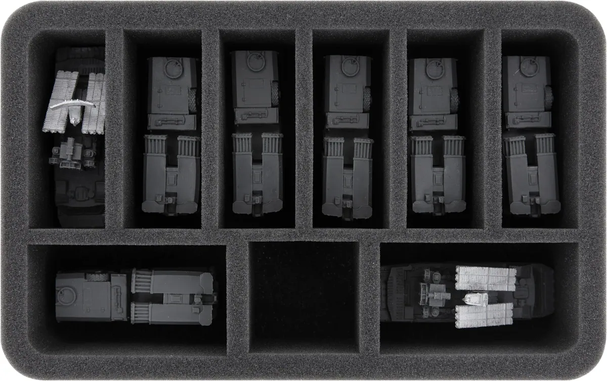 HS060A031 Feldherr foam tray for Flames of War - 9 compartments