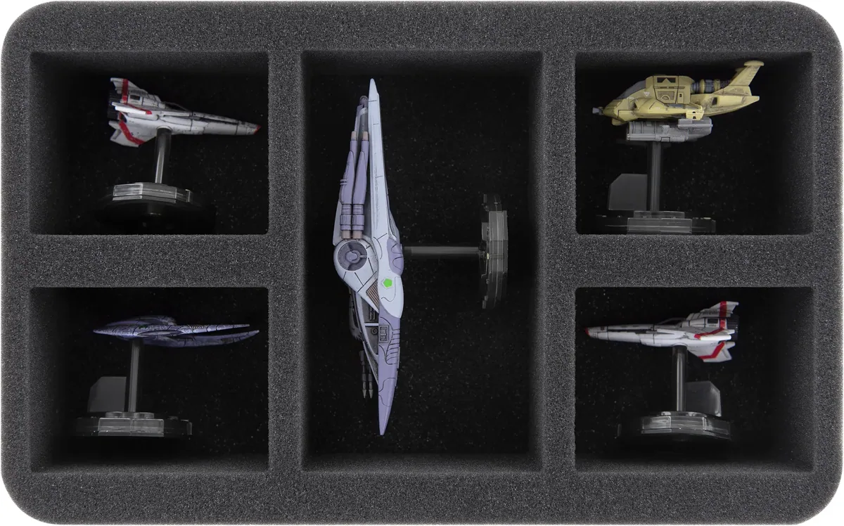 HS060A032 Feldherr foam tray for Battlestar Galactica