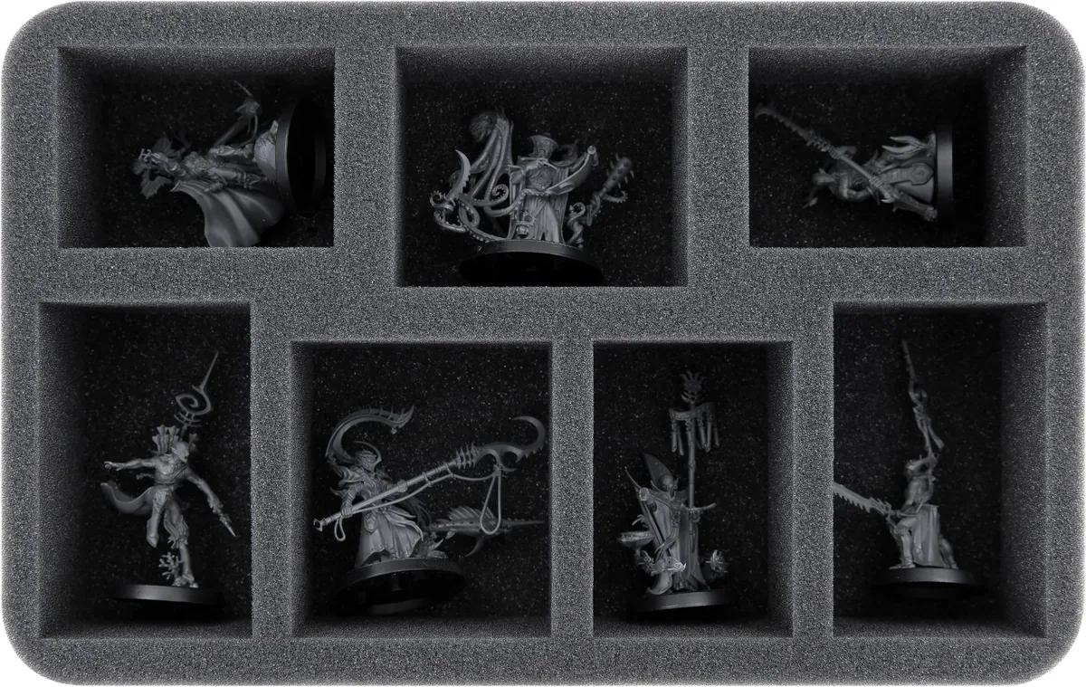 HS060A037 Feldherr foam tray for Idoneth Deepkin - 7 compartments