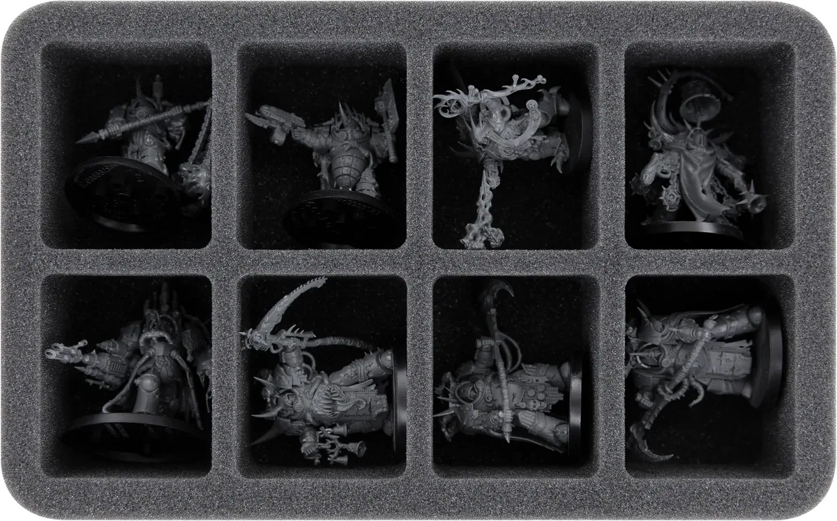 HS060A044 Feldherr foam tray for Death Guard - 8 compartments
