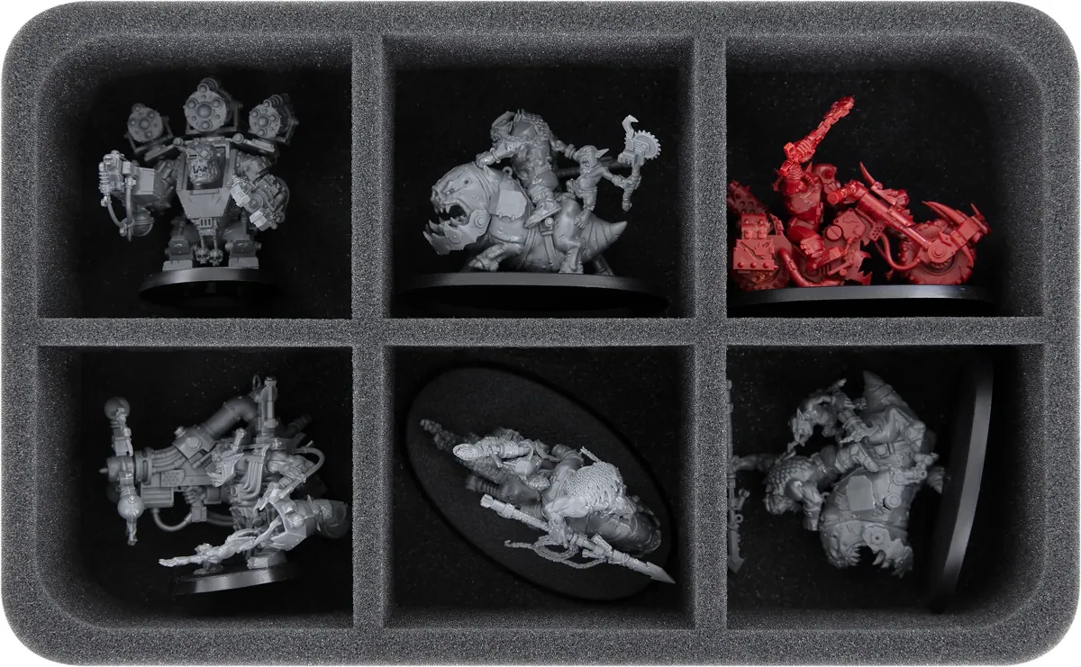 HS060A050 Feldherr foam tray for Orks - 6 compartments