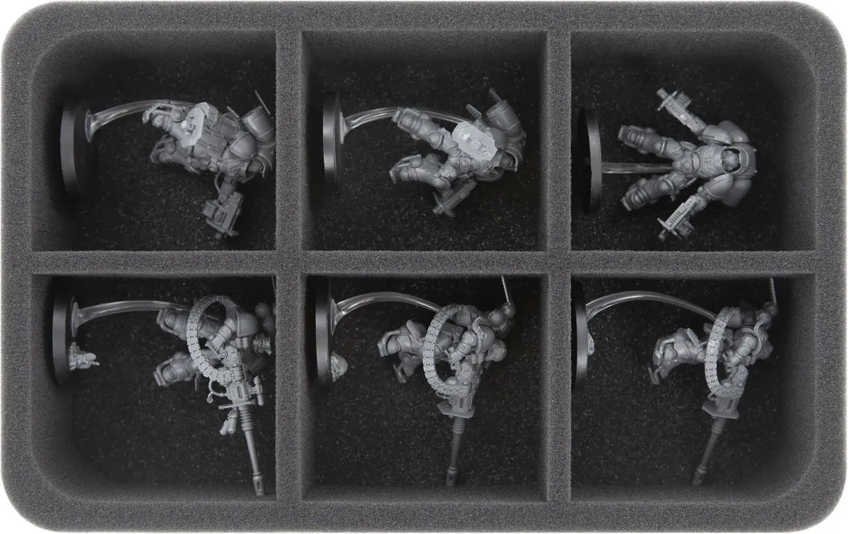 HS060A065 Feldherr foam tray for Adepta Sororitas - 6 compartments