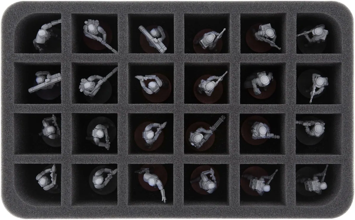HS060LG01 foam tray with 24 compartments for Star Wars Legion Miniatures