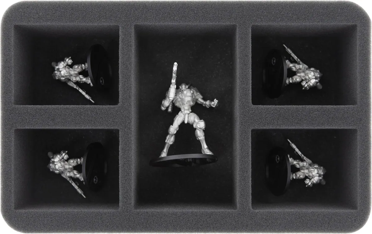 HS070A004 Feldherr foam tray for Infinity The Game - 5 miniatures