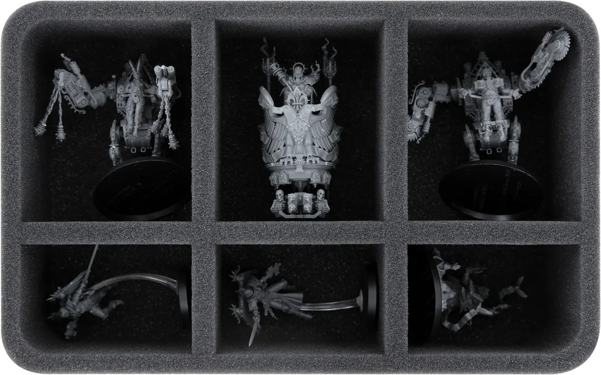 HS070A023 Feldherr foam tray for Adepta Sororitas - 6 compartments