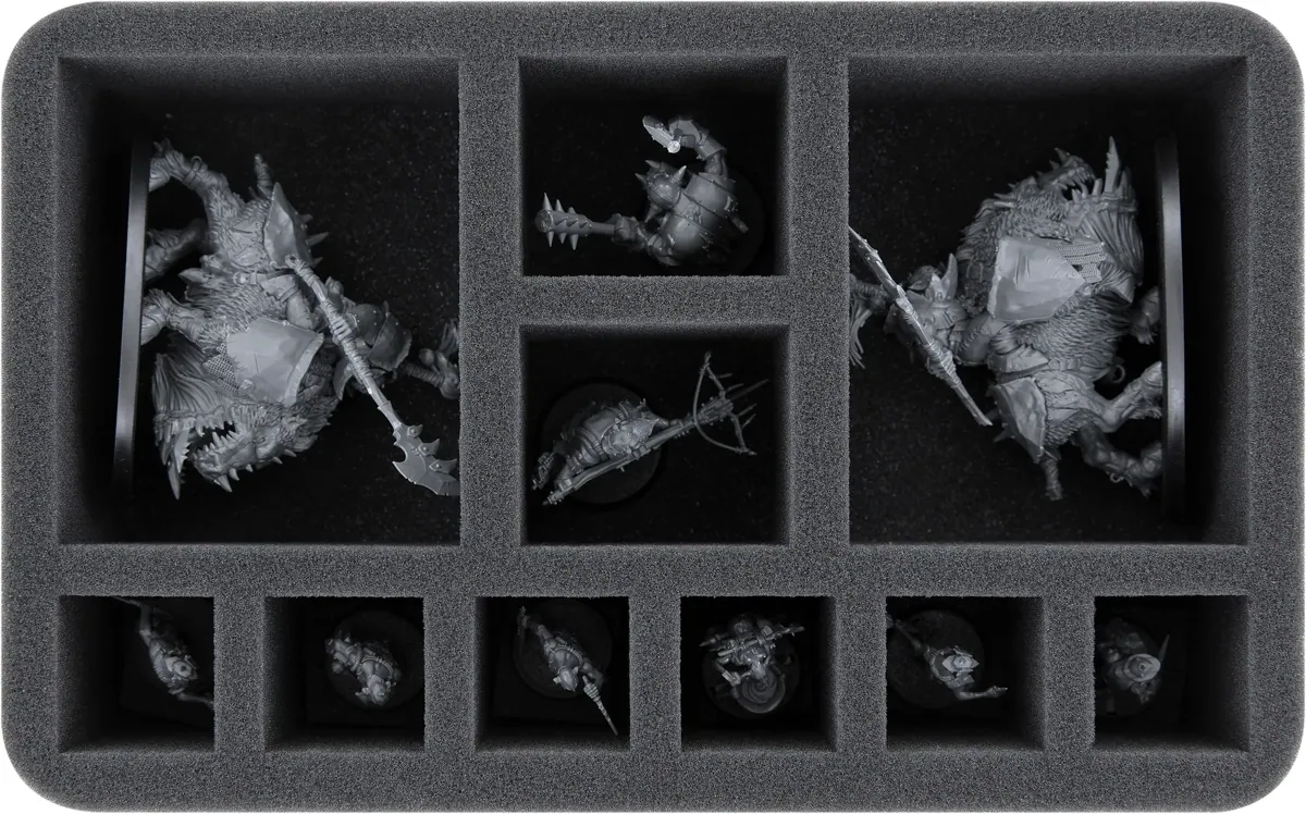 HS070A034 Feldherr foam tray for Orruk Warclans - 10 compartments