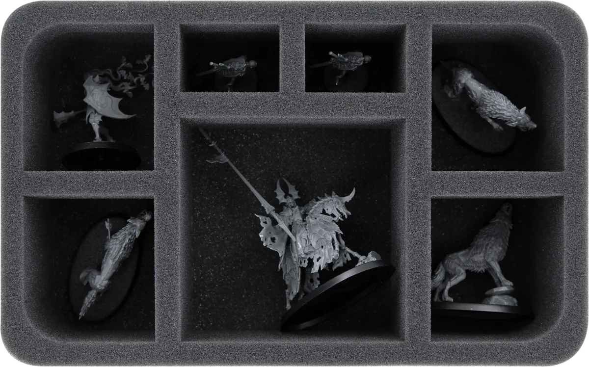 HS070A035 Feldherr foam tray for Soulblight Gravelords - 7 compartments