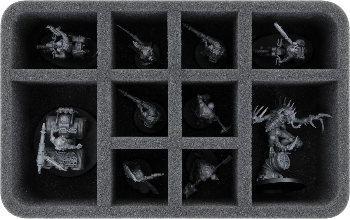 HS070A044 Feldherr foam tray for Genestealer Cults - 10 compartments