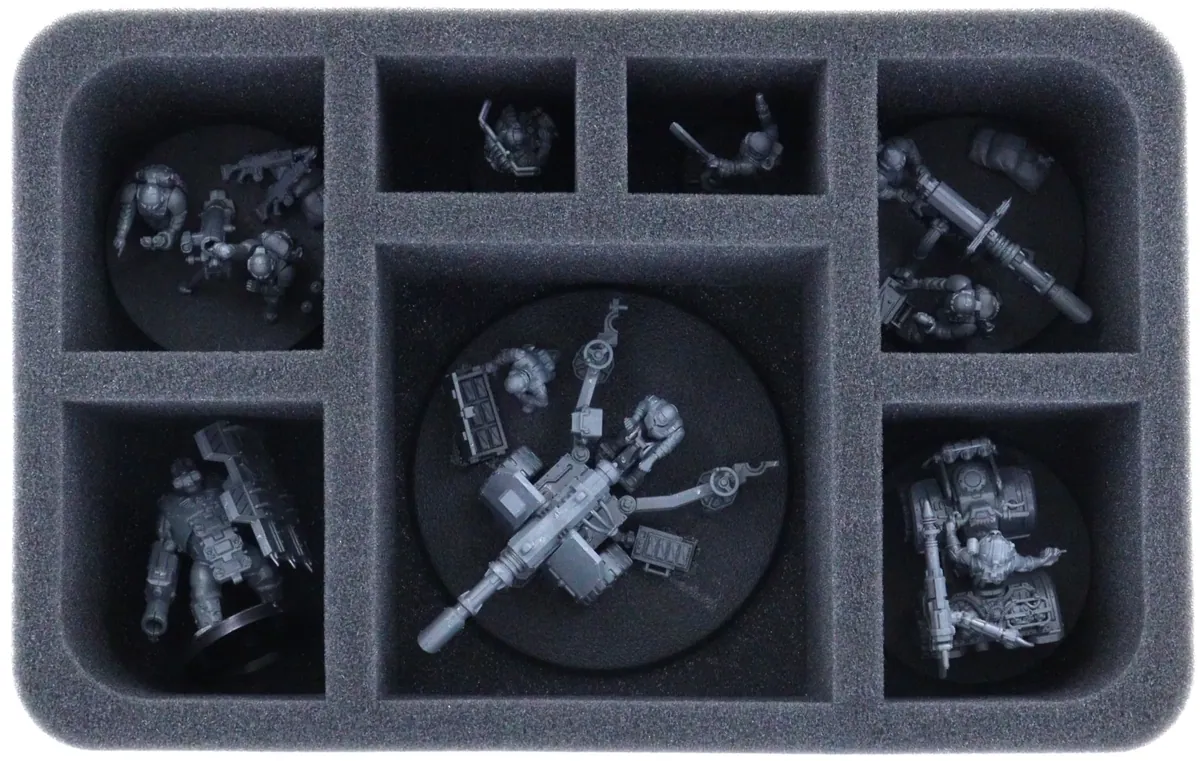 HS070A051 Feldherr foam tray for Astra Militarum - 7 compartments
