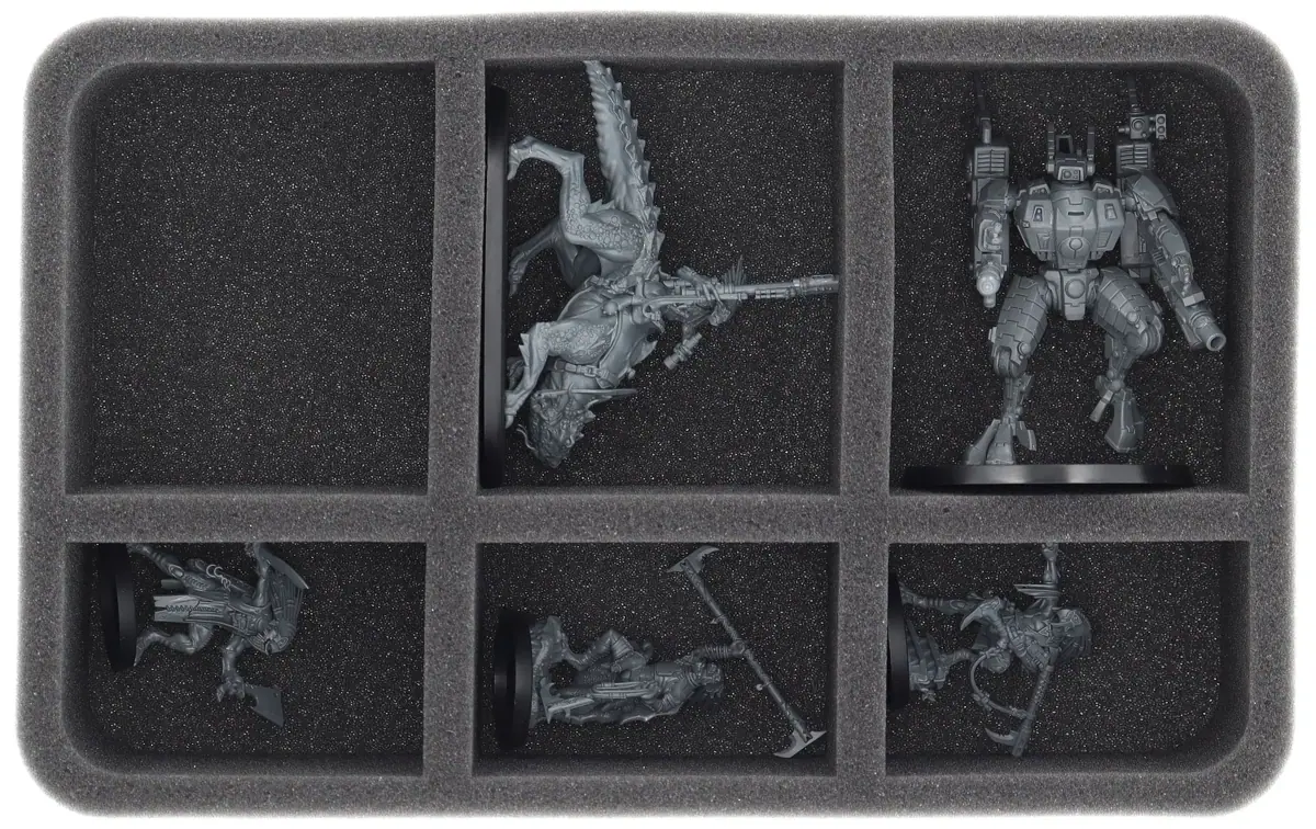 HS070A059 Feldherr foam tray for T‘au Empire - 6 compartments